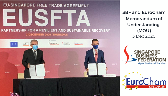 SBF and EuroCham signs Memorandum of Understanding (MOU)
