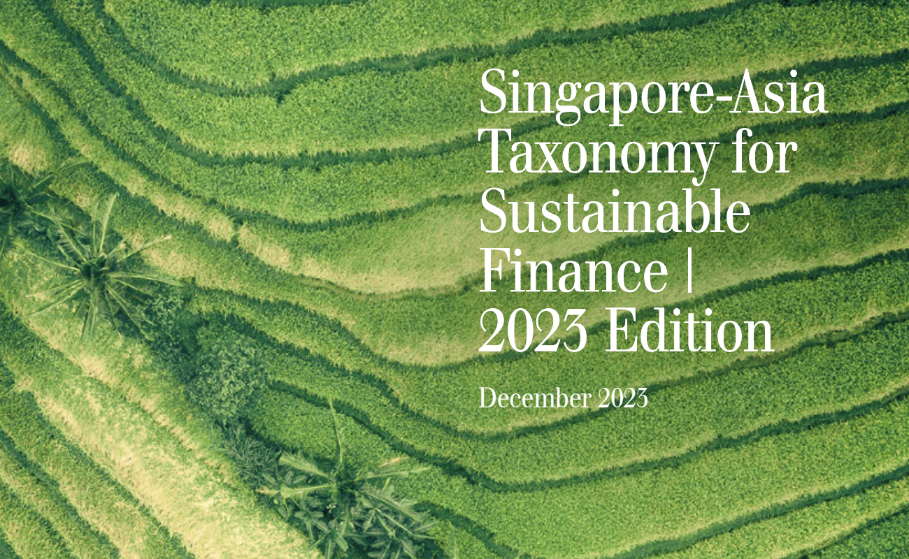 Singapore-Asia Taxonomy for Sustainable Finance | 2023 Edition