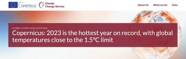 Copernicus: 2023 is the hottest year on record, with global temperatures close to the 1.5°C limit – The Copernicus Climate Change Service (C3S)