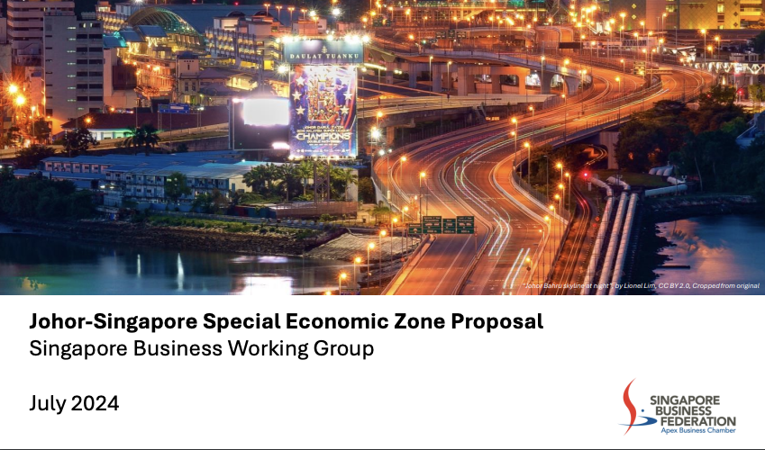 Johor-Singapore Special Economic Zone Proposal