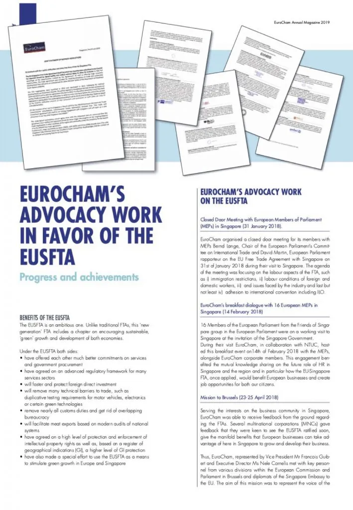 2020: How the EU-Singapore FTA could help SMEs